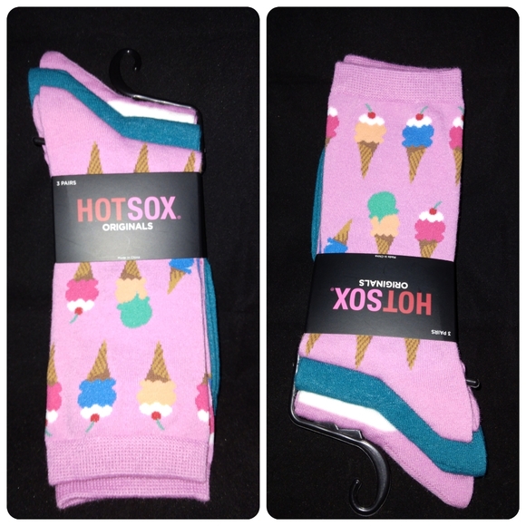 NWT Women's Hot Sox Printed Trouser Socks - Picture 1 of 2